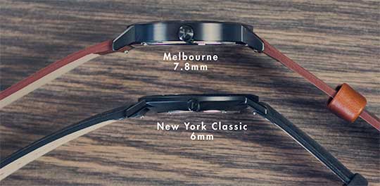 The 5th watches thickness