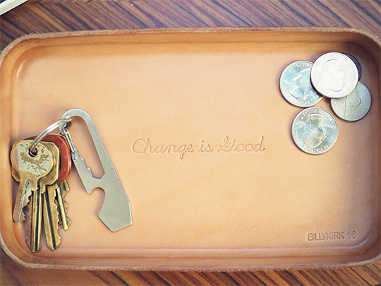Billykirk Leather Valet Tray