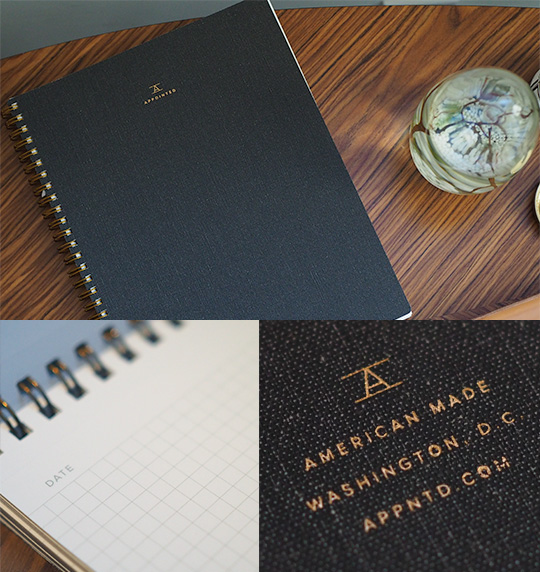 Appointed Notebook Made in Washington DC