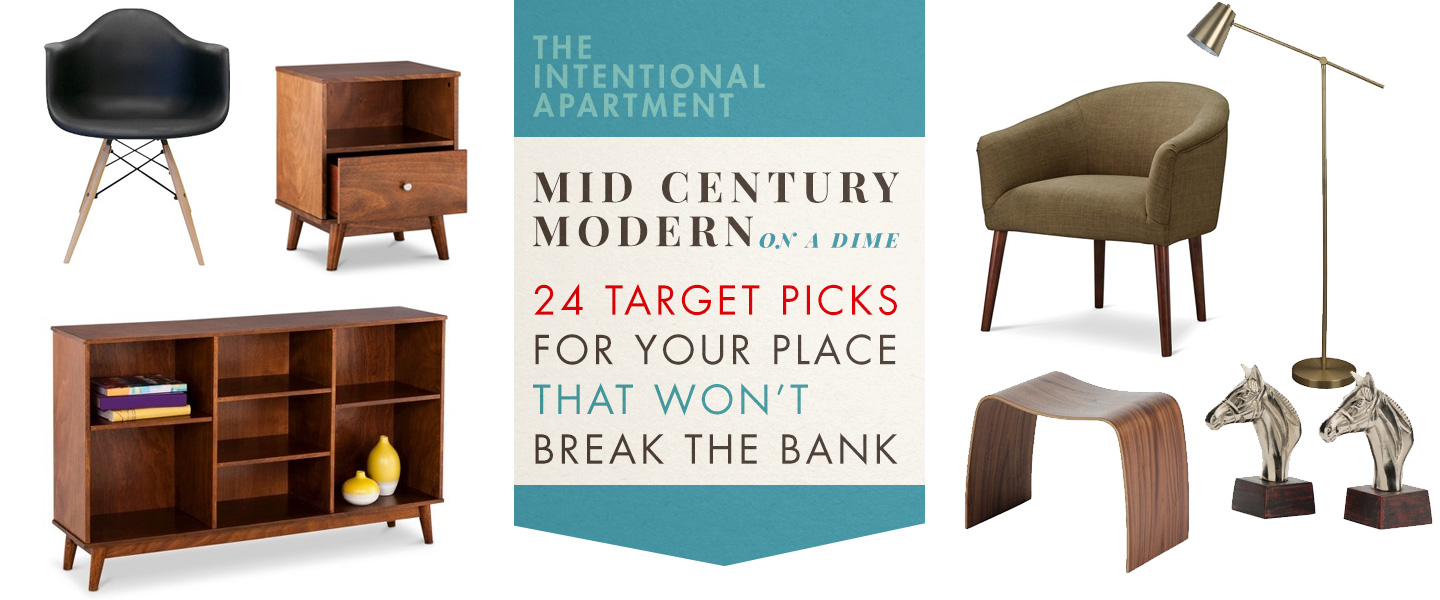 Mid Century Modern On A Dime: 24 Target Picks For Your Place That Won’t Break The Bank