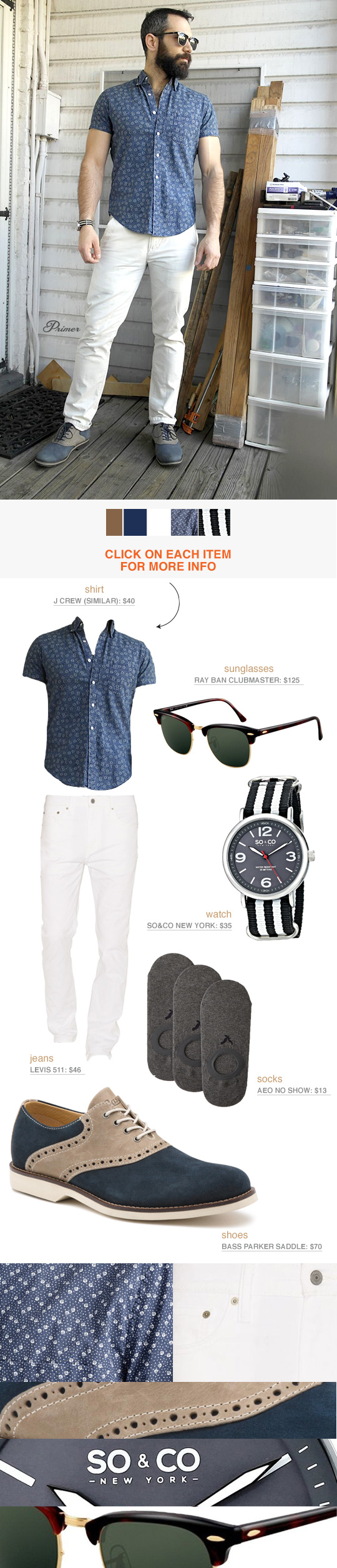 Men's White Jeans Inspiration