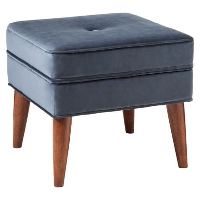 midcentury modern tufted ottoman