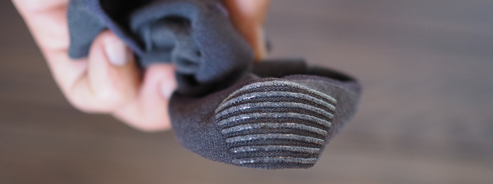 Men No show socks rubber heel