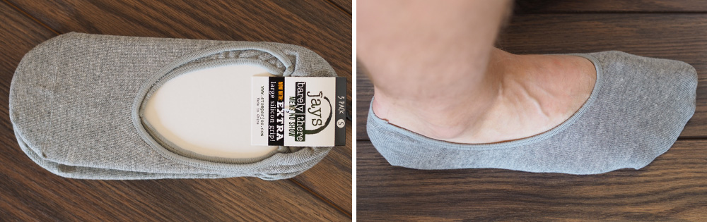 Jays no show barely there socks review