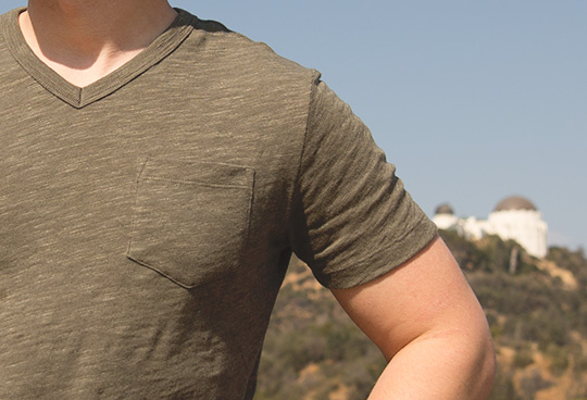 Gap V neck pocket tee