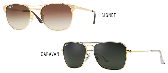 Ray ban signet and caravan