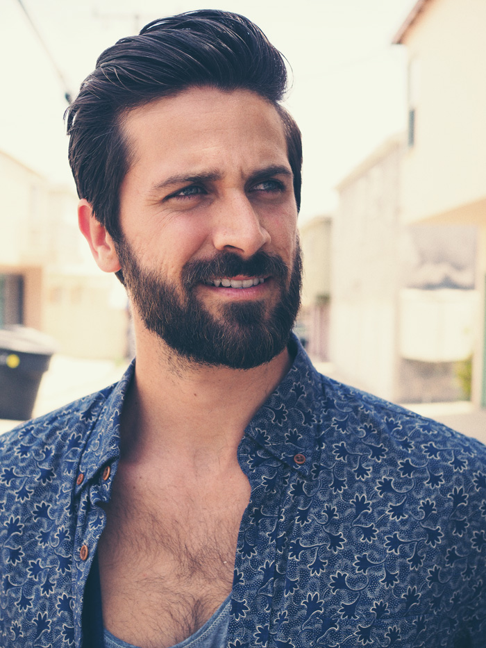 Modern Pompodour haircut