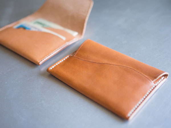 DIY leather wallet