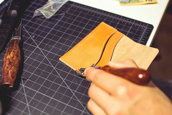 Make a leather wallet 30