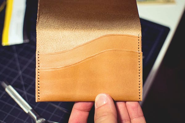 Make a leather wallet 32