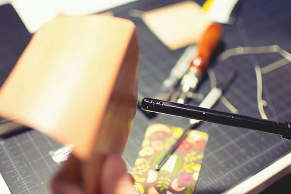 Make a leather wallet 35