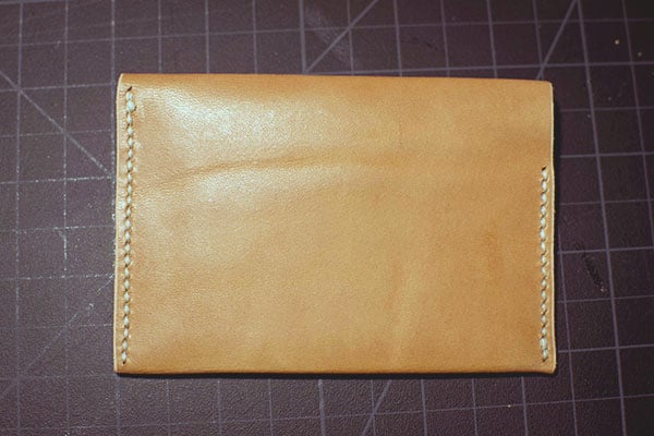 Make a leather wallet 36