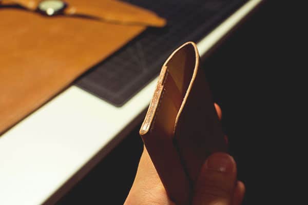 Make a leather wallet 39