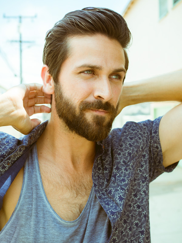 men's layered tank top