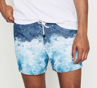 Zara swim trunks