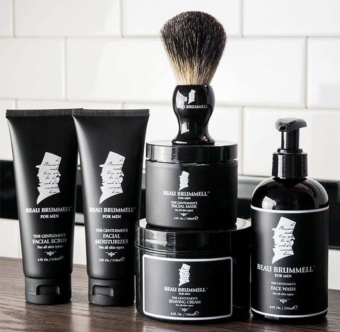 Beau Brummell for Men Skincare line