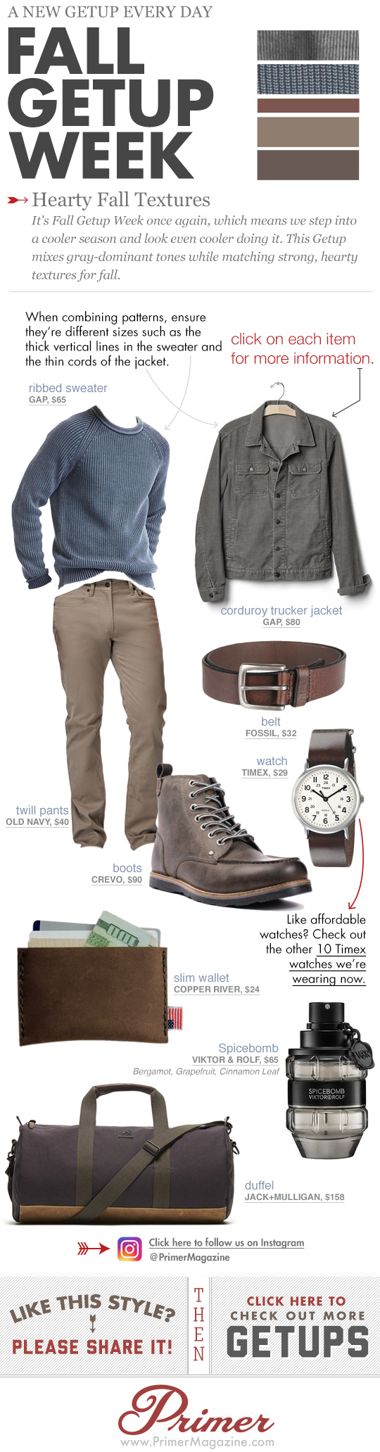 Fall Getup Week Hearty Fall Textures inspiration with blue sweater and brown boots