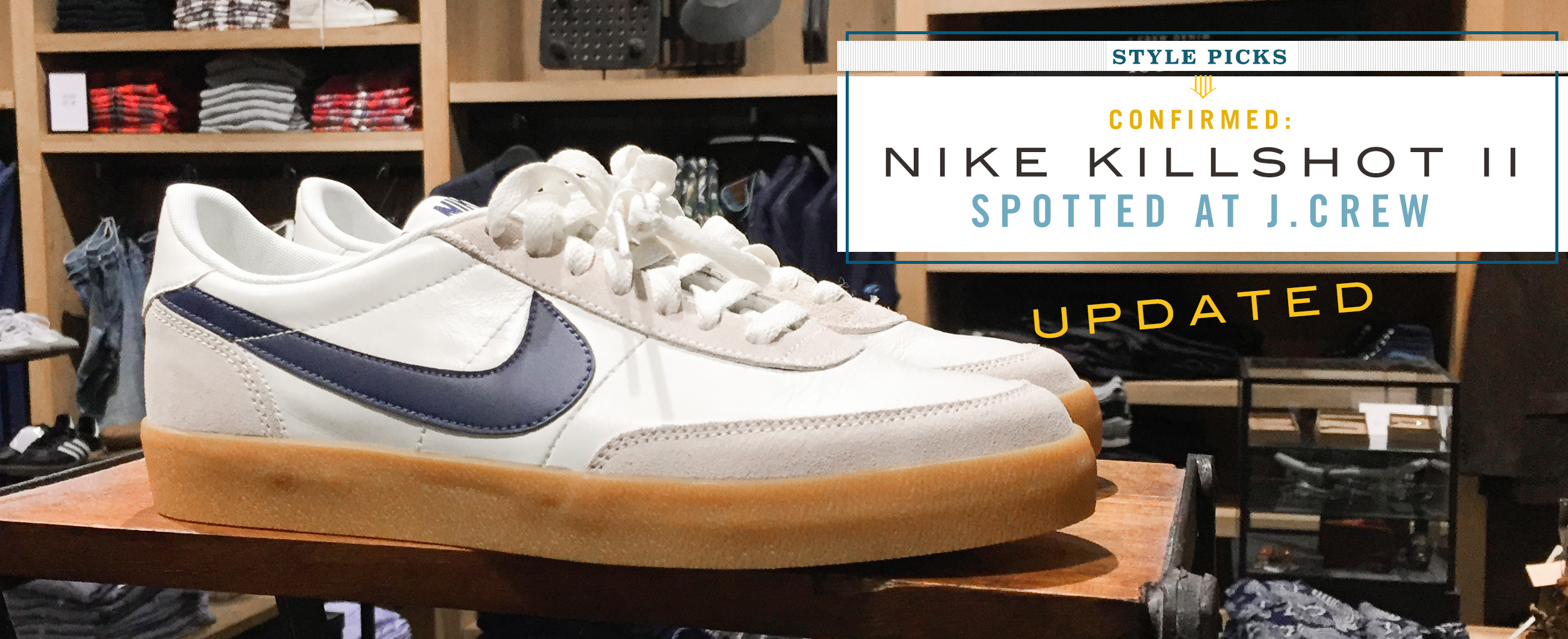 Nike’s Killshot 2 Spotted in J.Crew Stores [updated]
