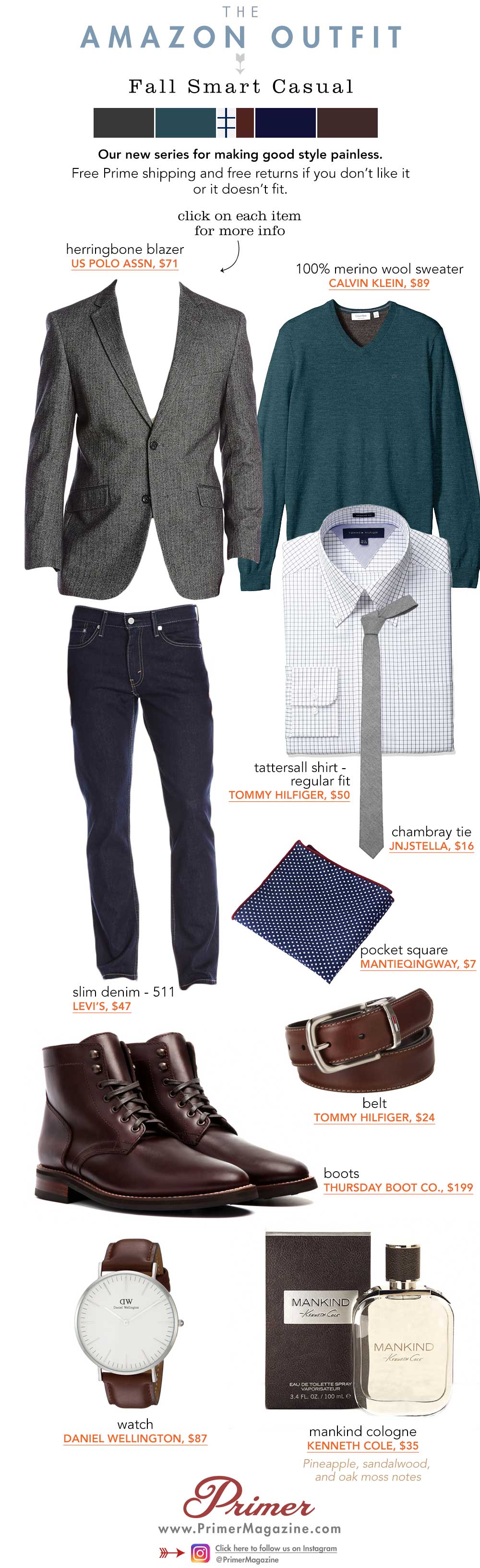 Amazon Outfit Smart Casual Primer Magazine