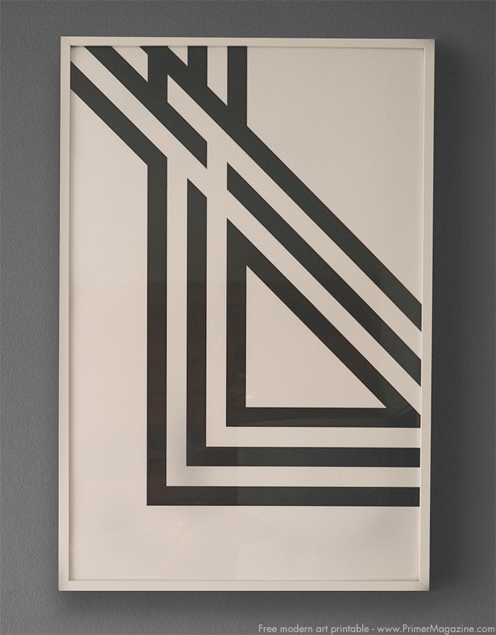 Free modern art download triangles