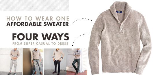 Live Action Getup: How to Wear 1 Affordable Sweater 4 Ways