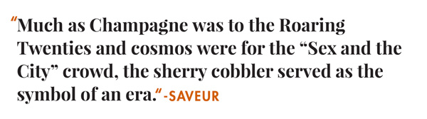 sherry cobbler quote