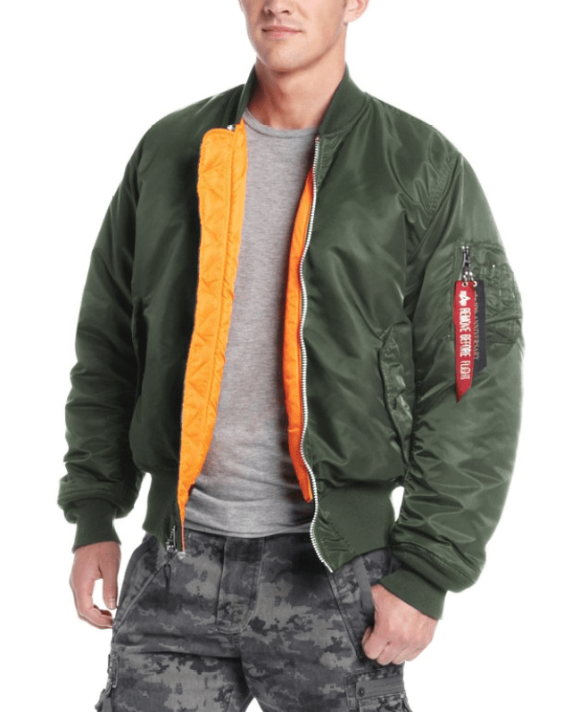 Alpha Industries MA 1 Bomber $84