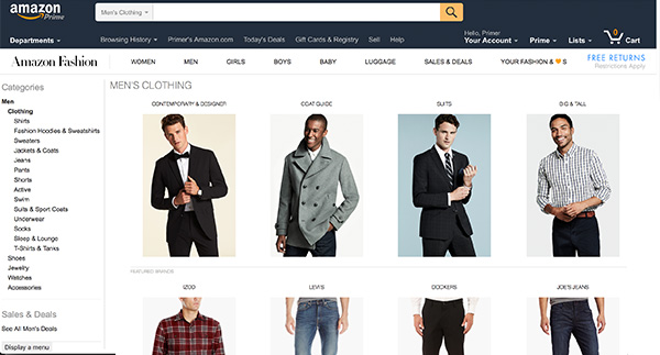 amazon prime men fashion