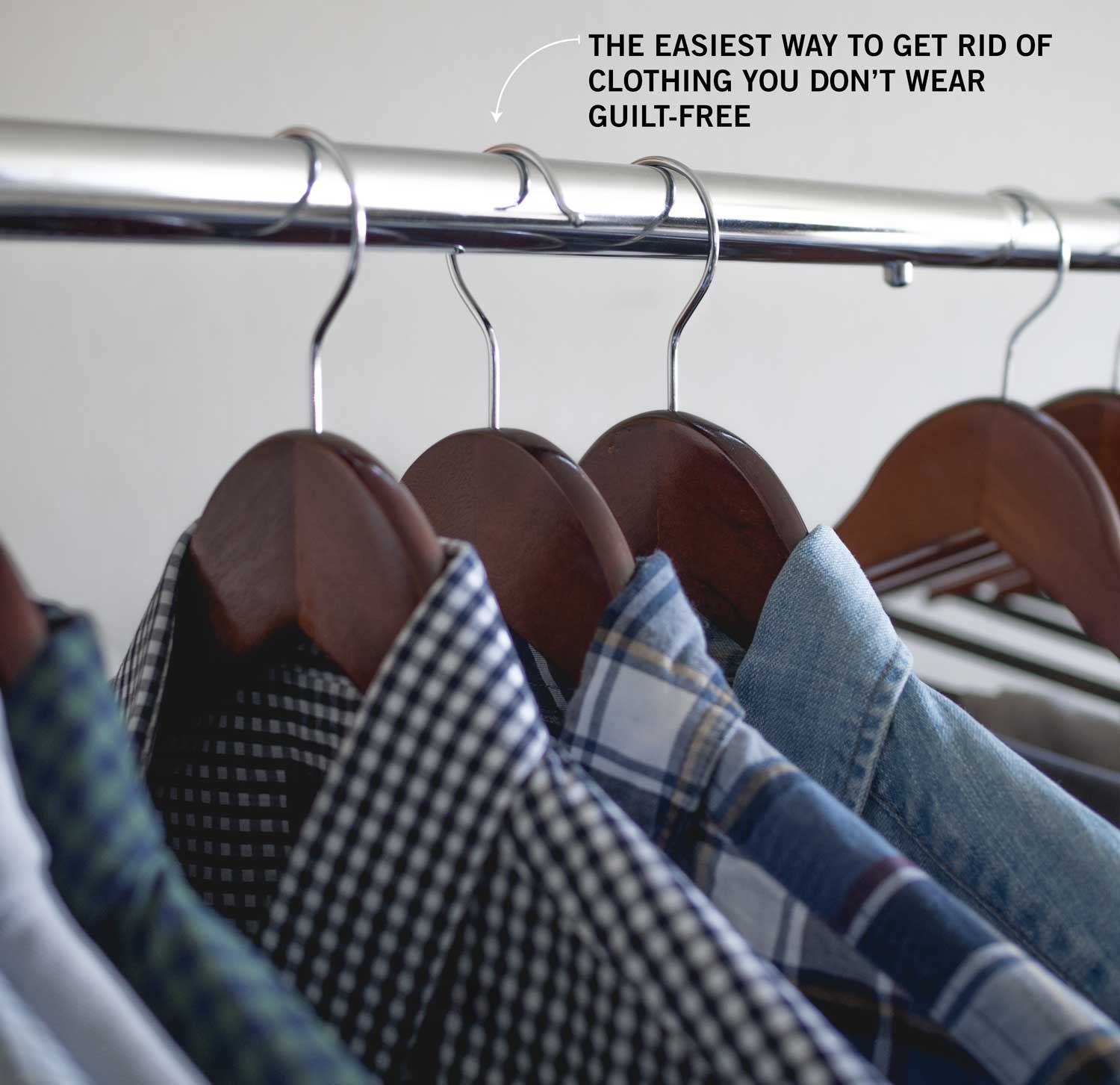 using hangers for closet organization ideas