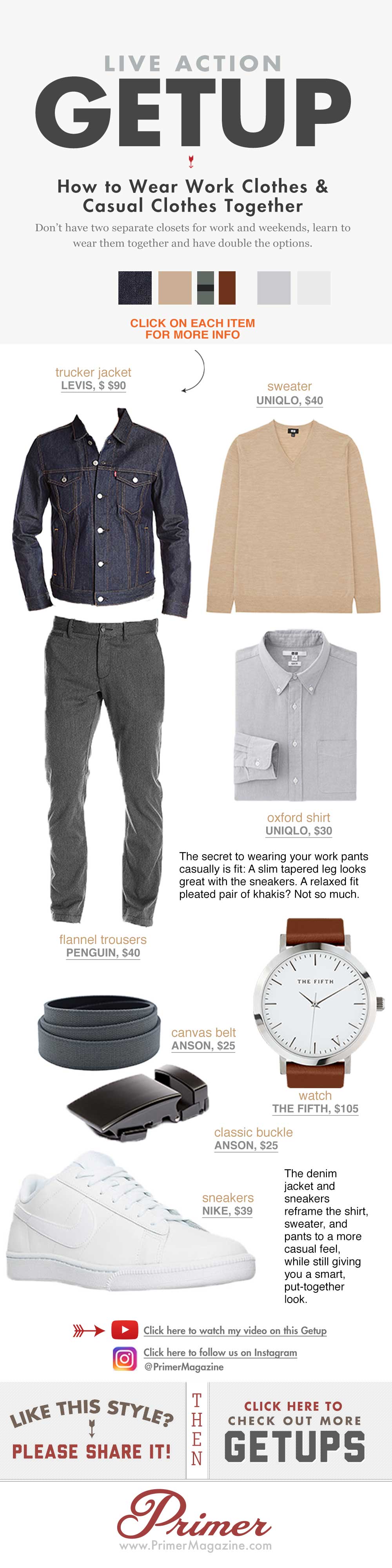 Getup dress down business casual