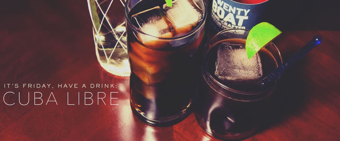 cuba libre rum mixed drinks