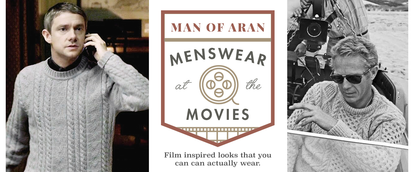 The Man of Aran: Menswear at the Movies