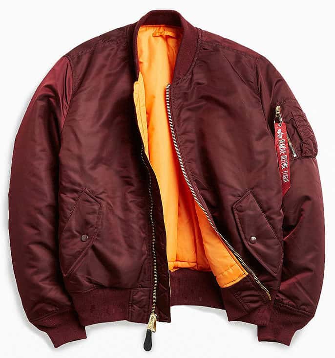 alpha industries bomber jacket