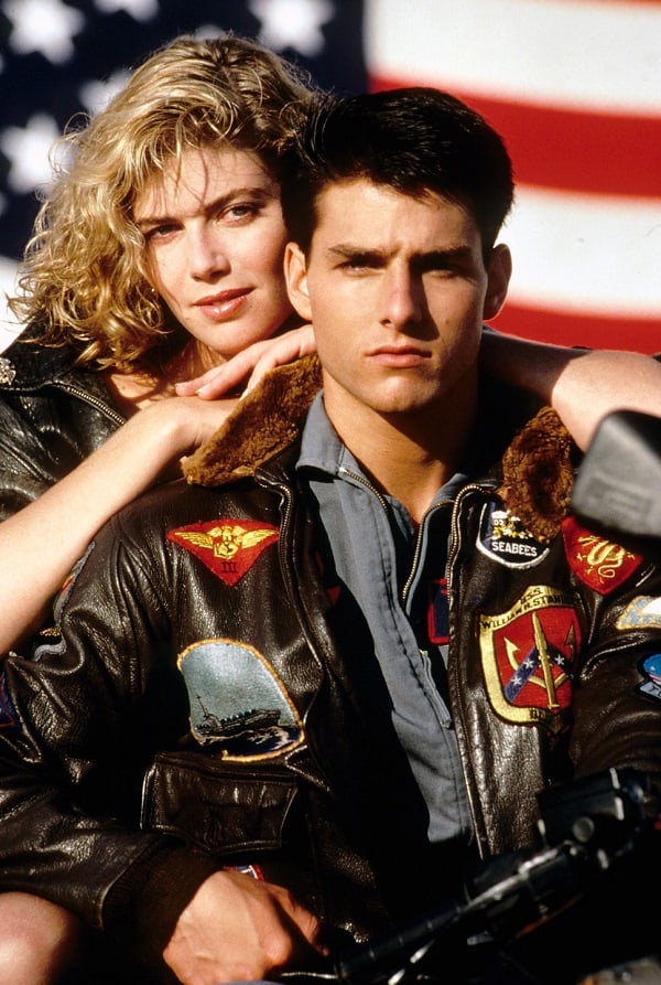 Top Gun promotion image of Tom Cruise