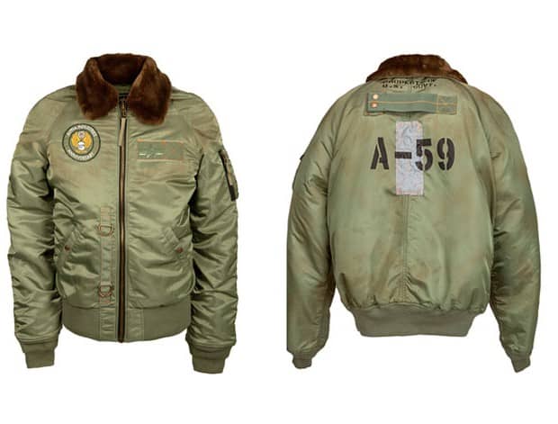 A man wearing a military uniform, with Alpha Industries