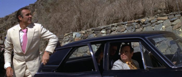 Sean Connery in the awful Bond outing Diamonds are Forever