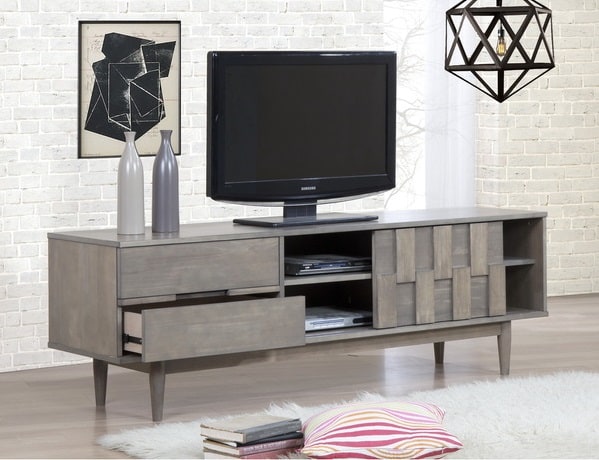 Grey Tessuto Entertainment Center, $449.99