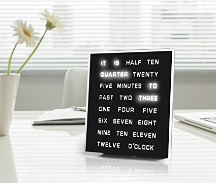 LED Word Clock, $79.99