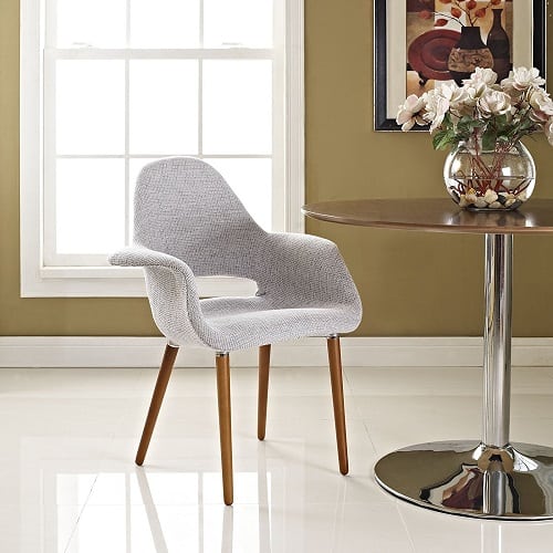 Modway Aegis Dining Armchair, Light Gray, $141.43