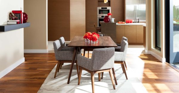 chanel volcanic gray dining armchair, $199