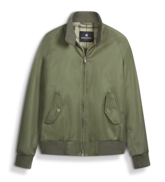 green harrington jacket
