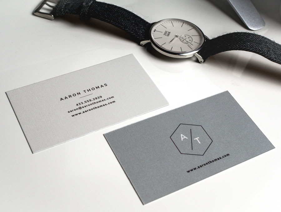 free business card templates gray