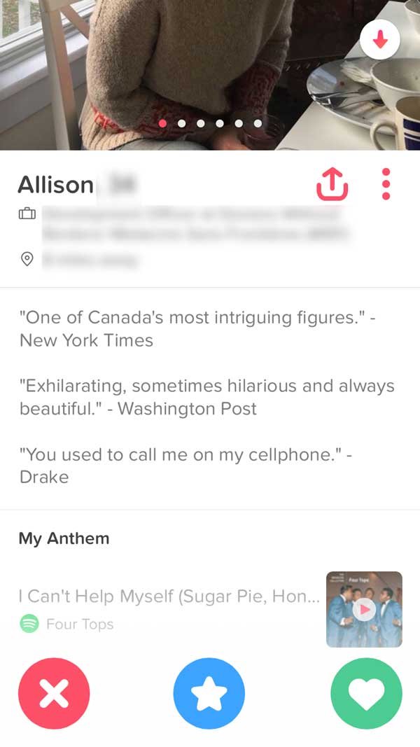 how to write a good tinder message