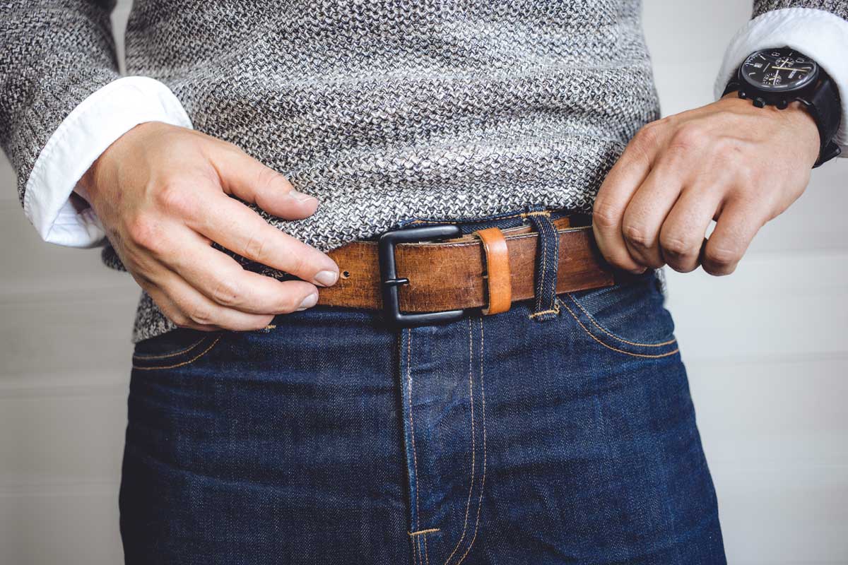 diy men's belt