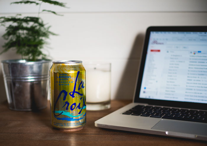 lemon la croix water