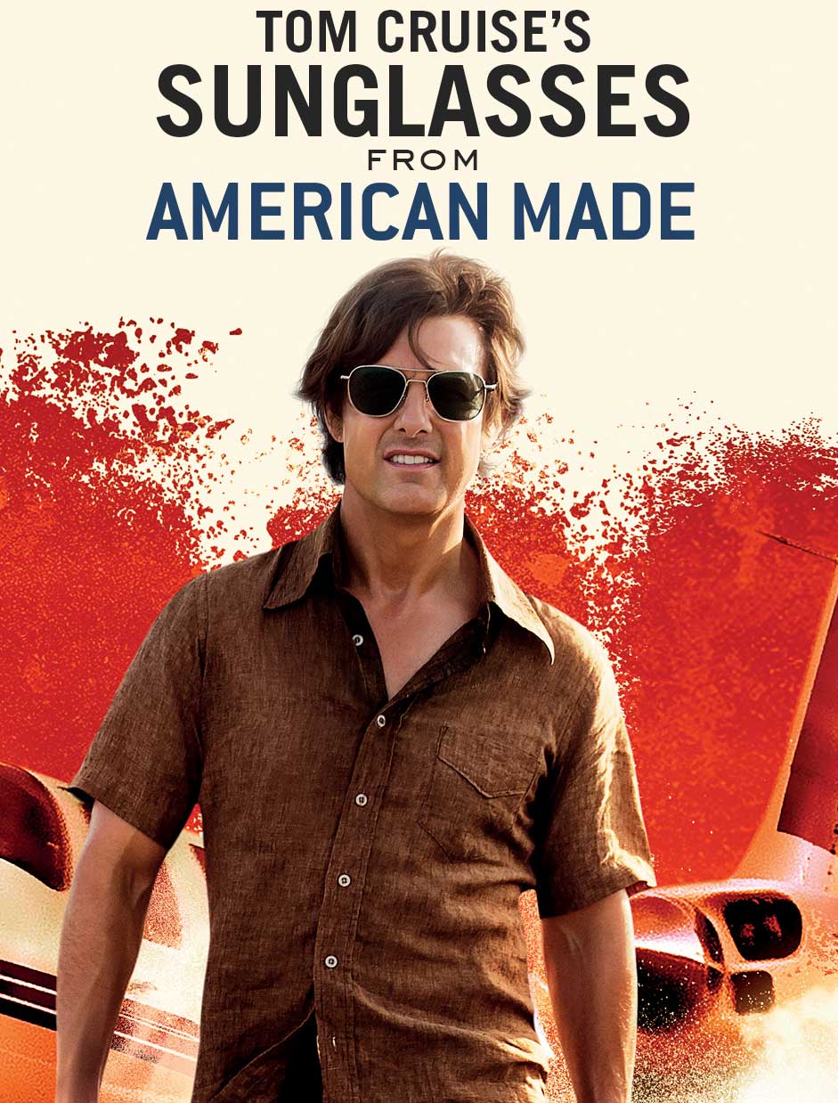 tom cruise sunglasses american made movie