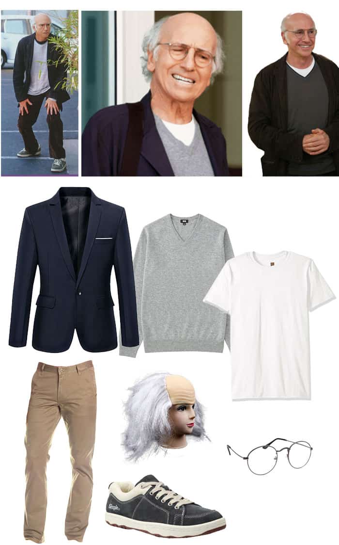 Larry David DIY halloween costume amazon