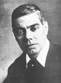 A vintage photo of George Edalji wearing a suit and tie