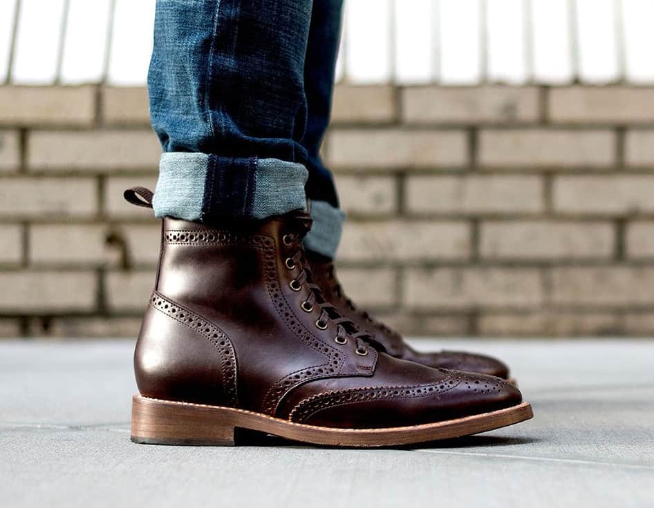 men affordable wingtip boot