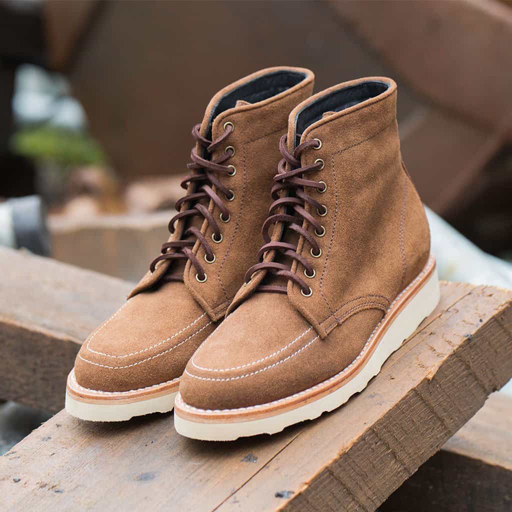 top men boot styles wedge moc toe